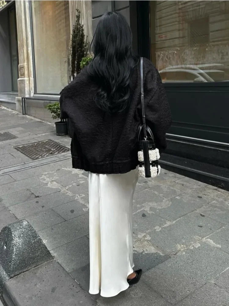 Satin Maxi Skirt