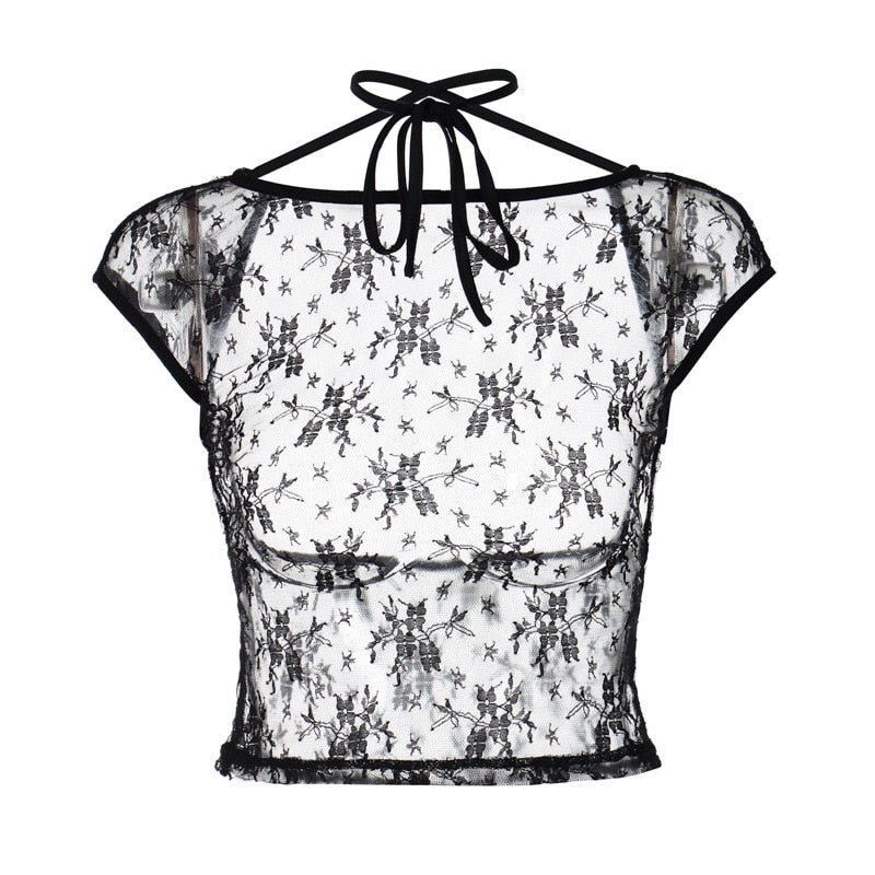 Highline Lace Halter Top