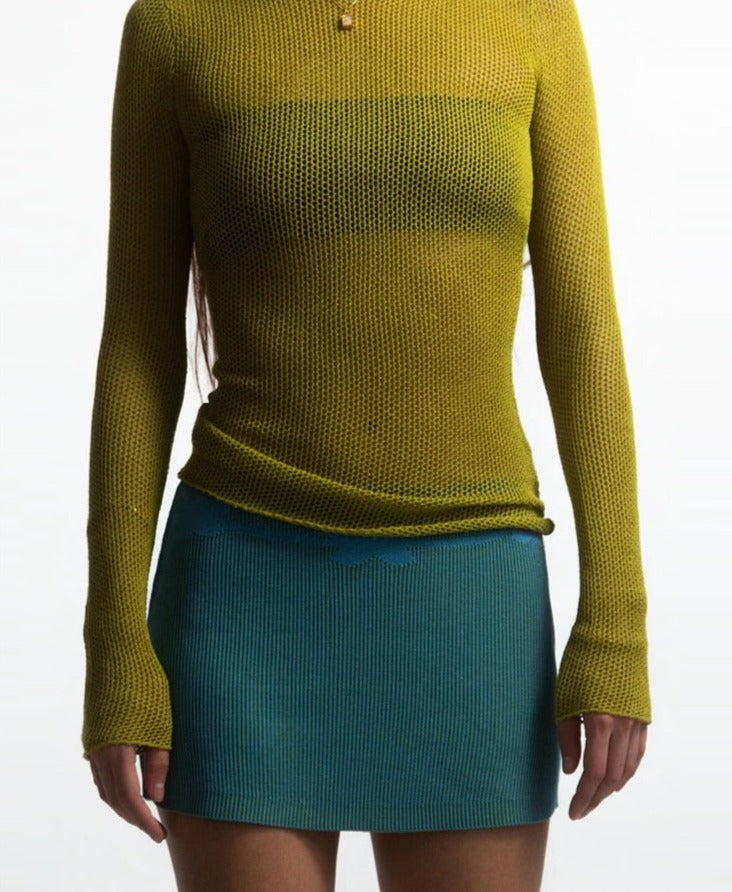 Olive Knitted Long Sleeve