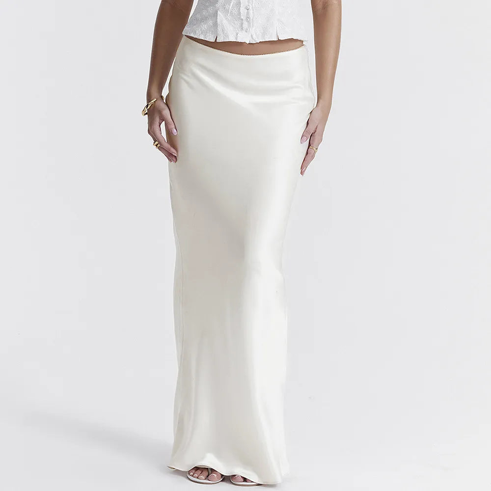 Satin Maxi Skirt