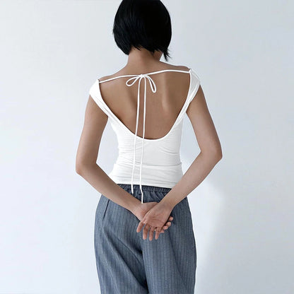 Mod Ruched Off The Shoulder Top