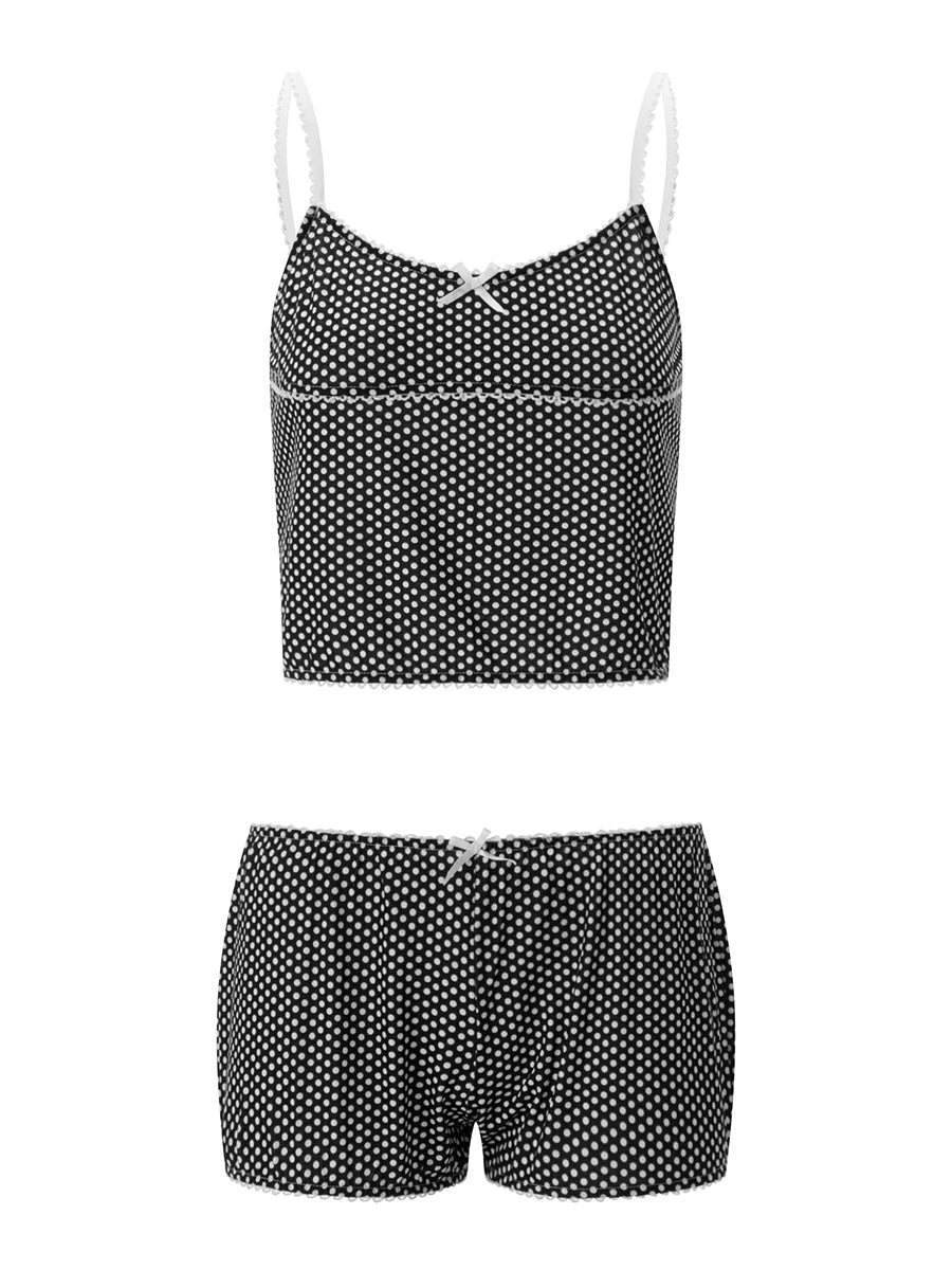 Dotted Cami & Shorts set